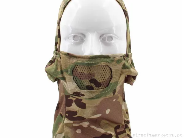 Verdugo Máscara Corso MK2 Multicam — Proteção Ocular & Facial — Airsoft Market PT