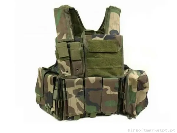 Chaleco Ciras - Woodland — Coletes & Rigs — Airsoft Market PT
