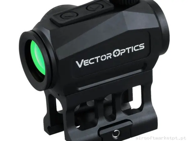 Mira Ponto vermelho 1x22 Vector Optics Scrapper negra — Miras & Ópticas — Airsoft Market PT