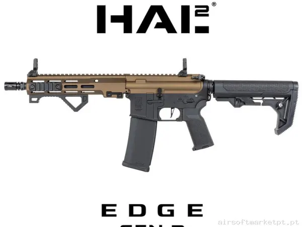 Réplica Specna Arms SA-E23-L edge hal2 gen2 negro bronce — Rifles de Assalto (AR/M4/AK) — Airsoft Market PT