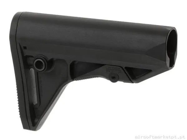 Externo Coronha PTS Enhanced Polymer Stock Compact negra — Acessórios & Componentes — Airsoft Market PT