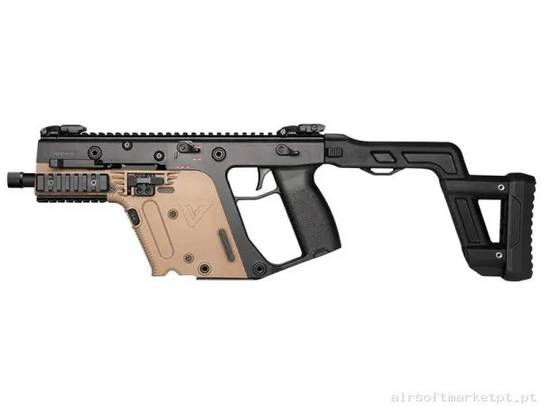 Réplica GBB Vector Krytac Kriss Vector Dual Tone preta/Tan — Rifles de Assalto (AR/M4/AK) — Airsoft Market PT