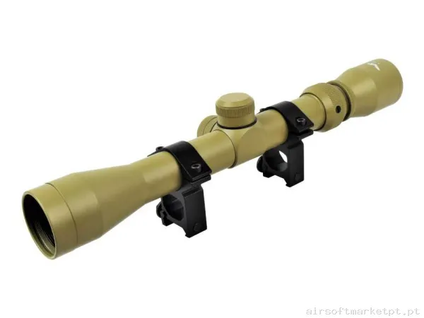 Mira telescópica 3-9X32 Js Tactical tan — Miras & Ópticas — Airsoft Market PT