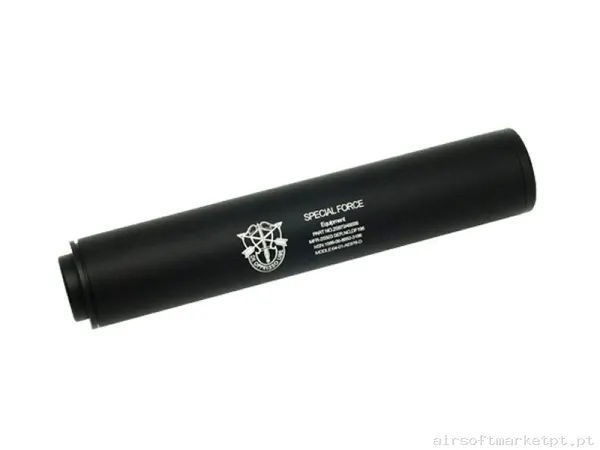 Externo Supressor Trazador Fma Tb582 Special Force Largo negro — Acessórios & Componentes — Airsoft Market PT