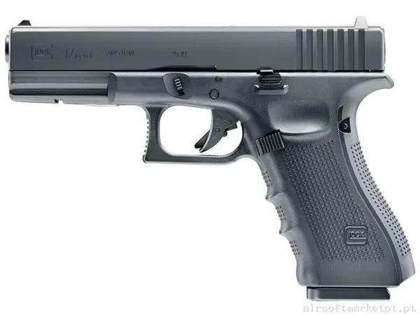 Airgun CO2 4.5mm Pistola Umarex Glock 17 Gen 4 Blowback negra — Pistolas — Airsoft Market PT