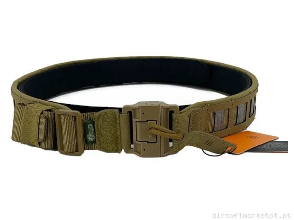 Cinturon Conquer Tegris Mqr Belt Coyote - M — Gear Táctico — Airsoft Market PT