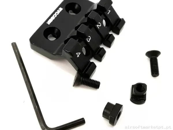 Montagem Externa Keymod/M-Lok Lateral Angular 45º Raccoon Rsa007 preto — Acessórios & Componentes — Airsoft Market PT