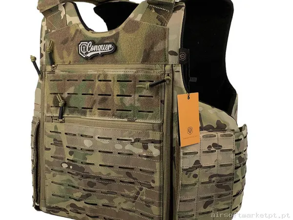 Chaleco Conquer BAC multicam — Coletes & Rigs — Airsoft Market PT