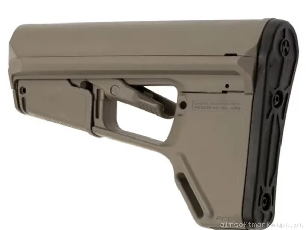 Externo Coronha Magpul Acs-L Carbine Stock Mil Spec Dark Earth — Acessórios & Componentes — Airsoft Market PT