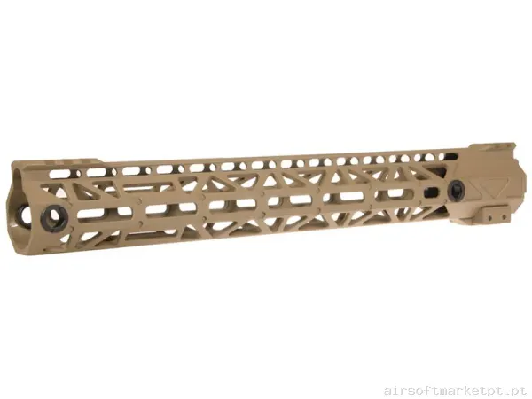 Externo Guardamão M-Lok Delta Armory Freya A24 14.3" tan — Acessórios & Componentes — Airsoft Market PT