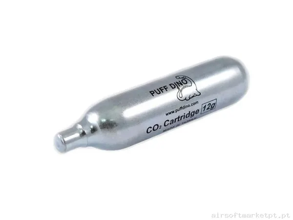 BOMBONA CO2 12 GRAMOS - MARCA PUFF DINO — Gás & CO2 — Airsoft Market PT