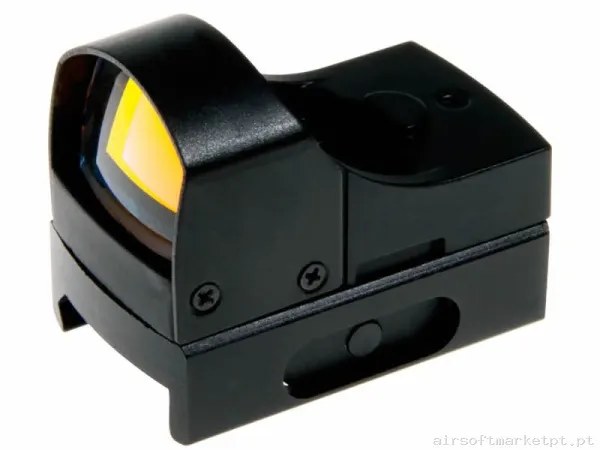 Mira Mini Ponto Vermelho W1 Duel Code preto — Miras & Ópticas — Airsoft Market PT