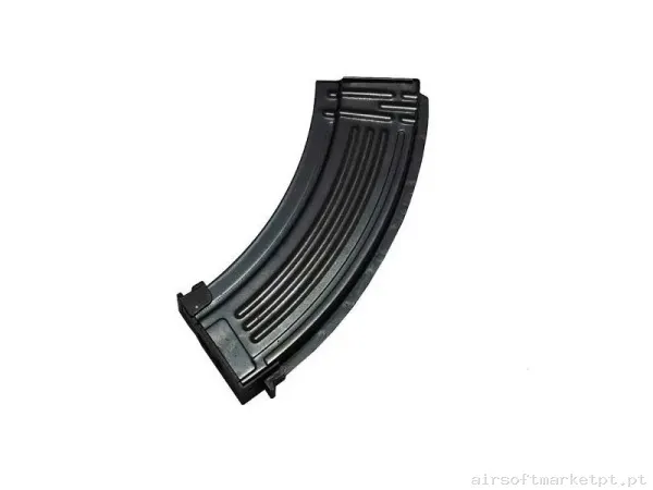 Cargador E&L AK 47 METÁLICO Mid Cap 120 bolas — Carregadores / Magazines — Airsoft Market PT