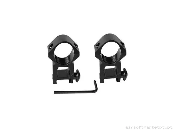 Anillas 25mm altas — Miras & Ópticas — Airsoft Market PT
