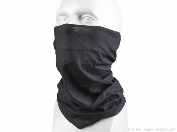 Balaclava Mil-Tec Multi Function Headgear negra — Proteção Ocular & Facial — Airsoft Market PT