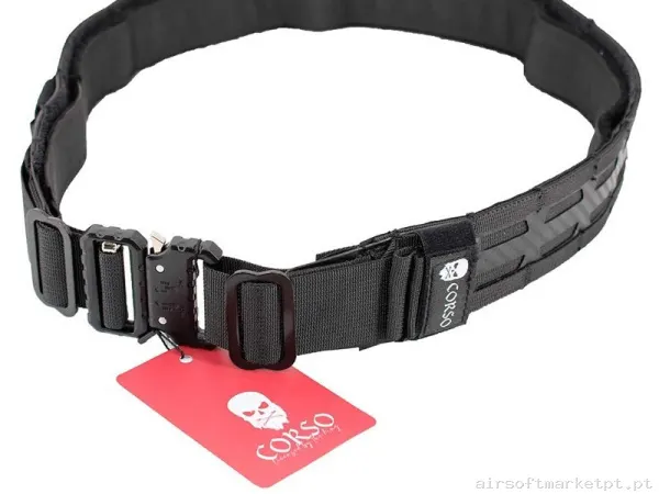 CEÑIDOR CORSO HOOK MOLLE MK3 NEGRO - S/M — Gear Táctico — Airsoft Market PT