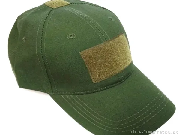 Gorra Beisbol Velcro Oem verde od — Proteção Ocular & Facial — Airsoft Market PT