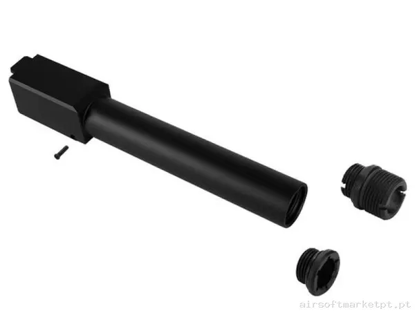 Externo Pistola Cano Externo Nineball Glock 17 Fixo Dois Lados Preto — Acessórios & Componentes — Airsoft Market PT