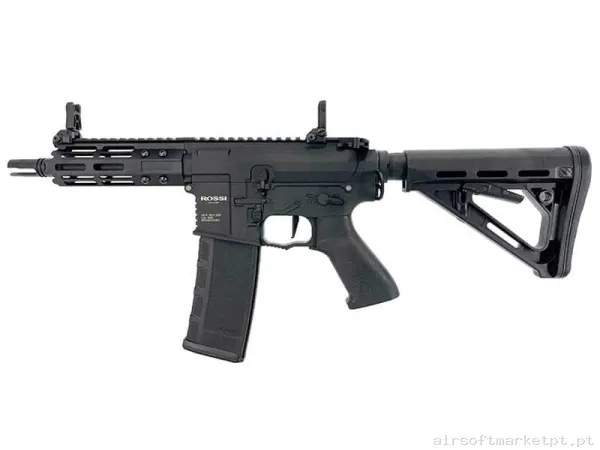 Réplica airsoft AEG M4 Rossi Sentinel Tau 5.5" negra — Rifles de Assalto (AR/M4/AK) — Airsoft Market PT