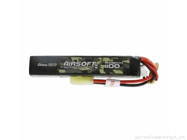 BATERÍA GENS ACE 1100MAH 25C 11.1V STICK — Baterias & Carregadores — Airsoft Market PT