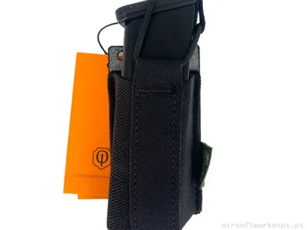 Pouch Magazine Pouch Pistola Conquer Tegris 9mm negro — Carregadores / Magazines — Airsoft Market PT