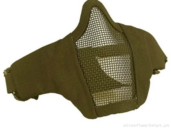 Máscara Proteção Malla/Tela Wosport Starker IV tan — Proteção Ocular & Facial — Airsoft Market PT