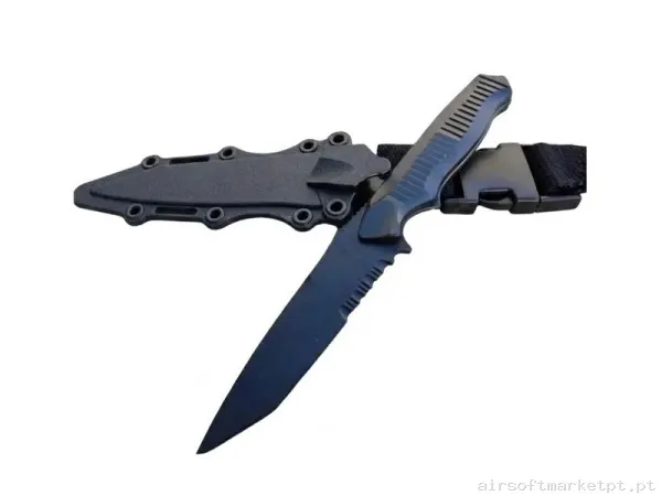 Cuchillo Realista Dummy BC141 - Negro — Acessórios & Componentes — Airsoft Market PT