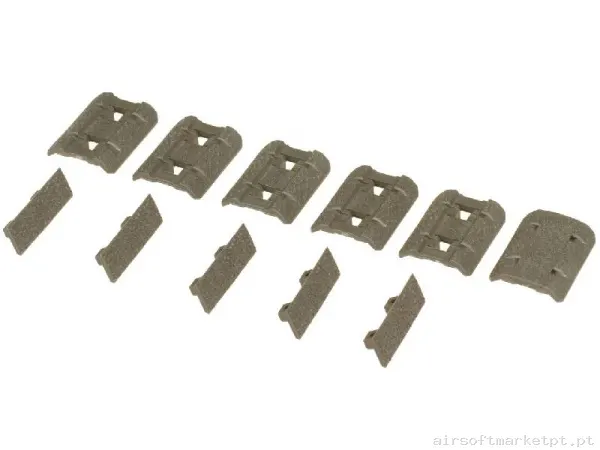 Externo Cubrerail Magpul M-Lok Rail Cover Type 2 verde od — Acessórios & Componentes — Airsoft Market PT