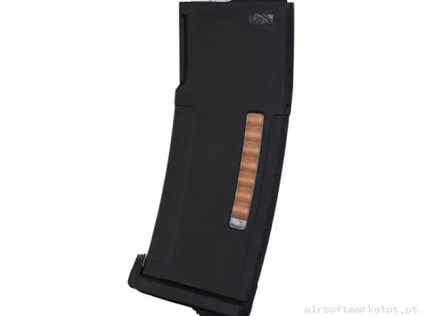 Cargador Réplica Midcap M4 Saigo Estilo Pmag PTS Polimero 150 Bbs negro — Carregadores / Magazines — Airsoft Market PT