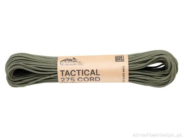 Corda Tática Helikon-Tex 275 verde od — Acessórios & Componentes — Airsoft Market PT