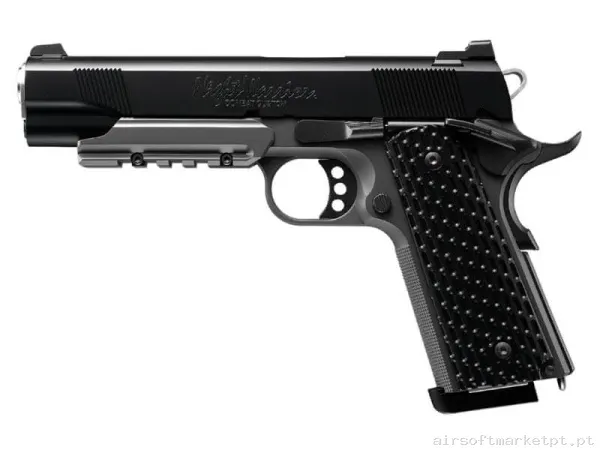 Réplica GBB Pistola 1911 Tokyo Marui Night Warrior preta — Pistolas — Airsoft Market PT