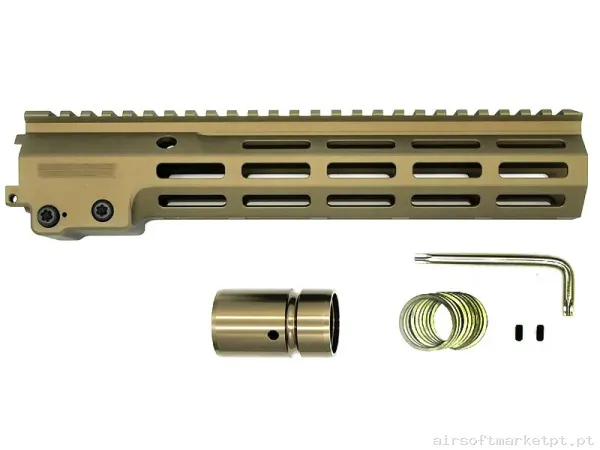 Externo Guardamão M-Lok Angry Gun Mk16 Gen 2 10.5" Dark Earth — Acessórios & Componentes — Airsoft Market PT