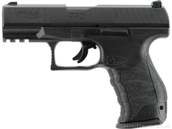 Réplca CO2 4.5mm Pistola Umarex Ppq M2 Blowback negra — Pistolas — Airsoft Market PT