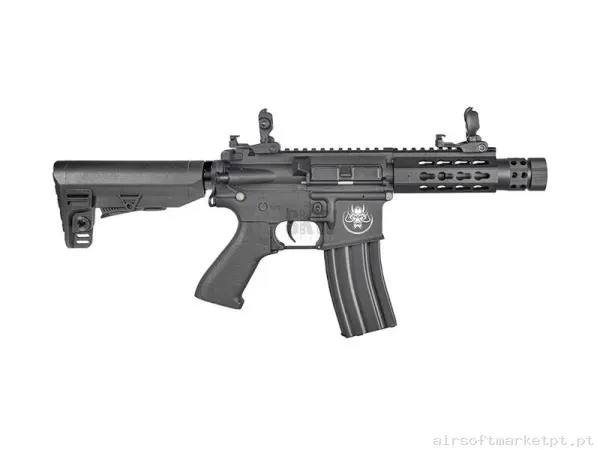 Réplica Kenji Short Negra Saigo Defense+Nub+Goma Maple Leaf — Rifles de Assalto (AR/M4/AK) — Airsoft Market PT