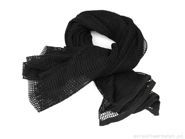 Lenço Tático Oem Rede preto — Proteção Ocular & Facial — Airsoft Market PT