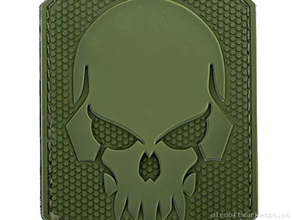 Parche Goma Relieve Emerson Pirateskull Patch 1 — Patches & Decoração — Airsoft Market PT