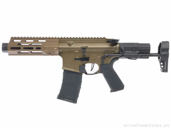 Réplica airsoft AEG M4 VFC Avalon Calibur II PDW tan/Negra (Gate Aster) — Rifles de Assalto (AR/M4/AK) — Airsoft Market PT