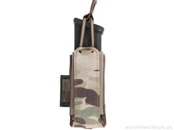 Pouch Magazine Pouch Pistola 9mm Warrior Assault Láser Cut Single Bungee multicam — Carregadores / Magazines — Airsoft Market PT
