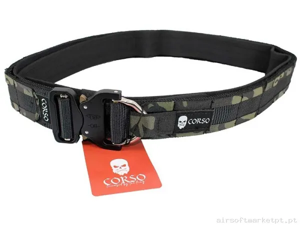 CEÑIDOR CORSO HOOK MOLLE MK3 MULTICAM BLACK - S/M — Gear Táctico — Airsoft Market PT