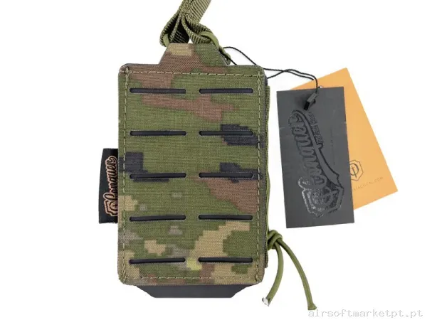 Pouch M4 Portacargador Conquer Corte Láser Pixelado Boscoso — Coletes & Rigs — Airsoft Market PT