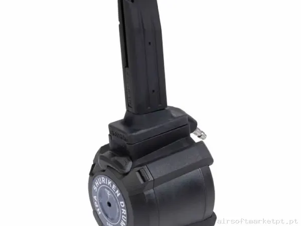 Magazine Pistola HPA Us Hi-Capa Saigo Drum 1000 Bbs (By Apex) — Carregadores / Magazines — Airsoft Market PT