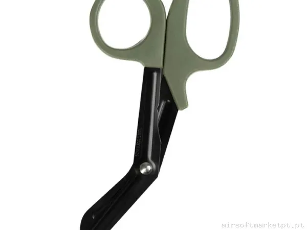 Ferramenta Tesoura Médica Mil-Tec 18,5cm verde od — Outros — Airsoft Market PT
