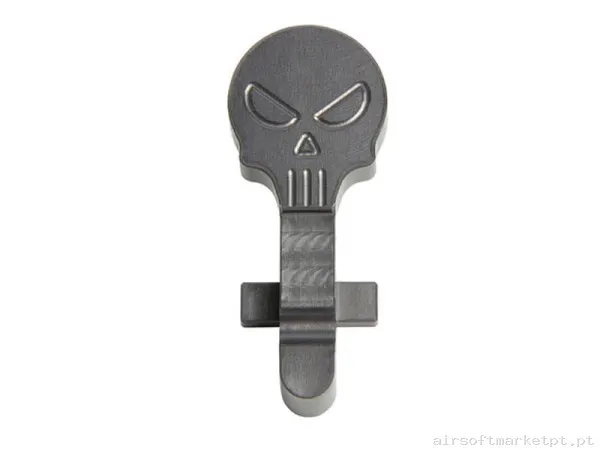BOLT CATCH CALAVERA SILVER GATE — Peças Internas (AEG) — Airsoft Market PT