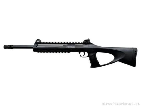 Airgun CO2 4.5mm Carabina Bruni Herd Wolf BR-212 preta — Rifles de Assalto (AR/M4/AK) — Airsoft Market PT