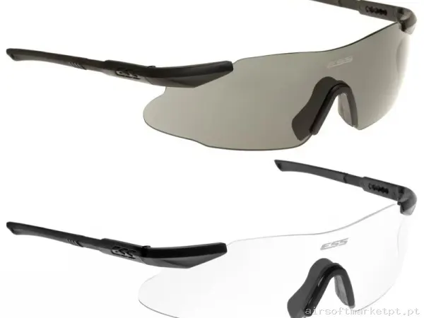 Óculos Ess 2 Lentes Ice 2x Kit Pretos — Proteção Ocular & Facial — Airsoft Market PT