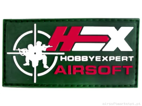 Parche Goma Relieve Hobby Expert Mod.1 verde od — Patches & Decoração — Airsoft Market PT