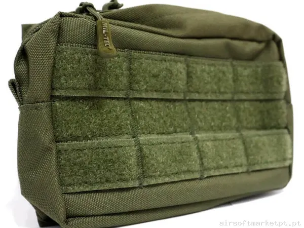 Pouch Multiusos Mil-Tec Pequeno C/MOLLE Frontal verde od — Coletes & Rigs — Airsoft Market PT