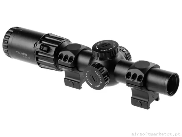 Mira telescópica 1-6X24 Vector Optics Tauron Sfp Gen 2 negra — Miras & Ópticas — Airsoft Market PT