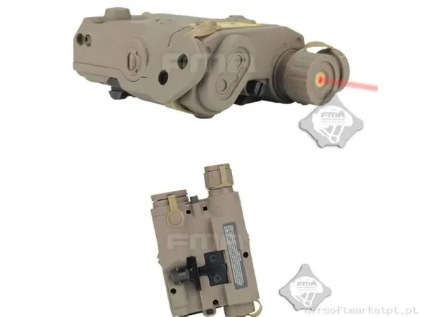 Láser Rojo AN/PEQ15 - Tan — Lanternas & Lasers — Airsoft Market PT