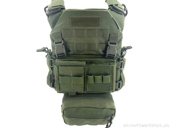 Chaleco MPC Conquer Full Set Verde OD — Coletes & Rigs — Airsoft Market PT